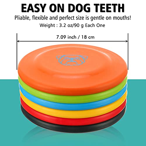 Dog Flying Disc (Black & Yellow & Red)