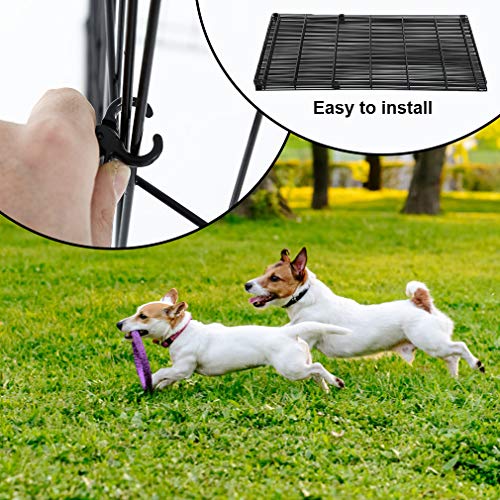 Foldable Dog Playpen (Black)