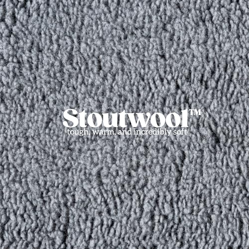 Stoutwool Indestructible Dog Bed (47.0"L x 29.0"W x 2"Th / Charcoal)