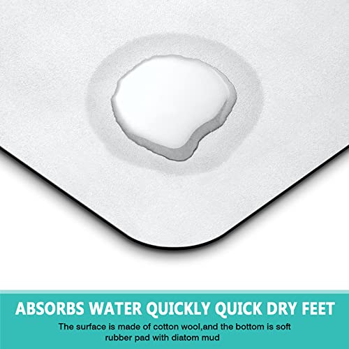 Pet Feeding Mat for Floors Cat Food Mat Waterproof Dog Food Mat and Water Absorbent Quick Dry Non Slip Mat for Cat Bowls (20"L x 12"W / ColorfulDog)