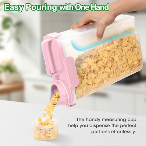 Airtight Rice Container 10 Lbs (6Qt-Pink)
