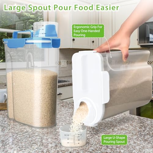 Rice Storage Container (3L+6L/Blue)