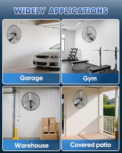 30 Inch Industrial Oscillating Wall Mount Fan (30 Inch)