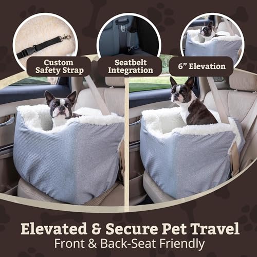 PET Products Lookout 1 Dog CAR SEAT (Stone Diamond / Small)