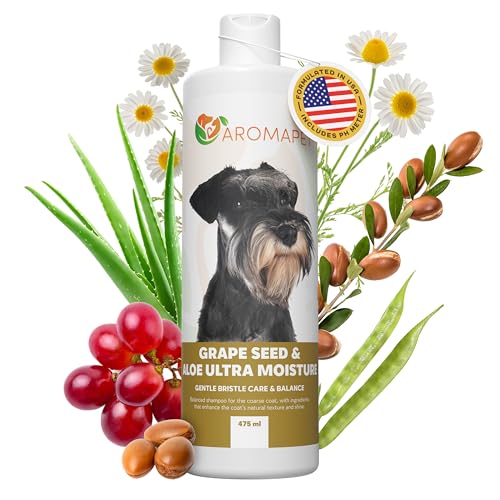 Grape Seed & Aloe Ultra Moisture for Coarse Coats Dog Shampoo (Schnauzer / 16 Fluid Ounces)