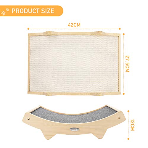 Double Sided Sisal Cat Scratcher for Indoor Cats