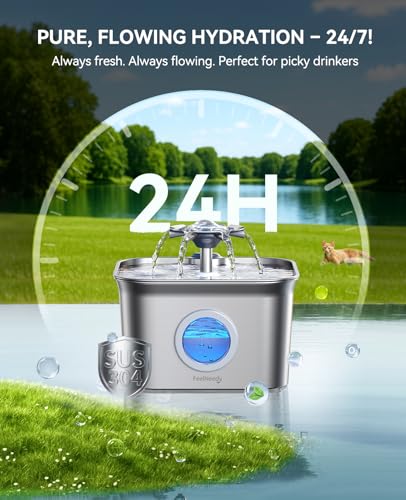 Cat Water Fountain Stainless Steel