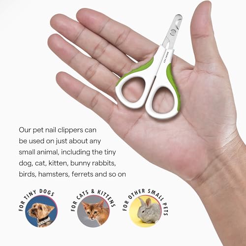 Cat Nail Clipper & Trimmer for Indoor Cats Kitten Puppy Rabbit Small Dog Bird