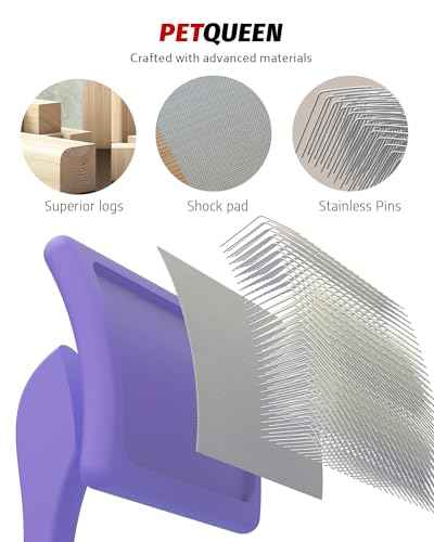 Large Dog Brush (L / Purple)