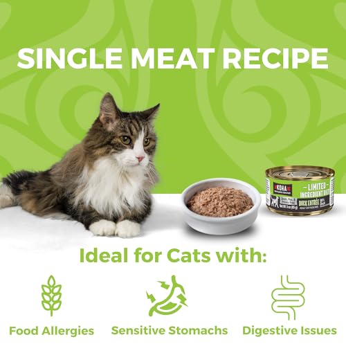 Limited Ingredient Diet Duck Pate for Cats (5.5 Ounce (Pack of 24))