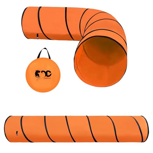 10FT Orange Dog Agility Tunnel (Orange)