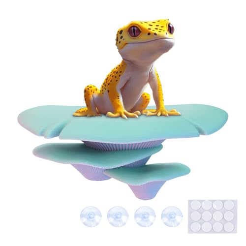Mushroom Decor for Reptile Tank (Trio Cap / Aurora)