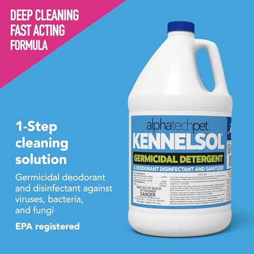 KennelSol Disinfectant & Cleaner for Kennels (128 Fl Oz (Pack of 1))