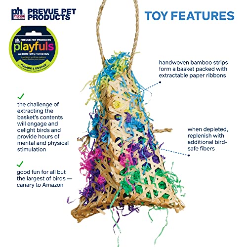 Calypso Creations Fiesta Handbag Bird Toy (9 x 6")
