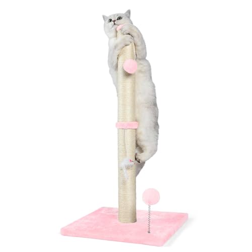 32" Tall Sisal Cat Scratching Posts Tree for Indoor Cats Adults
