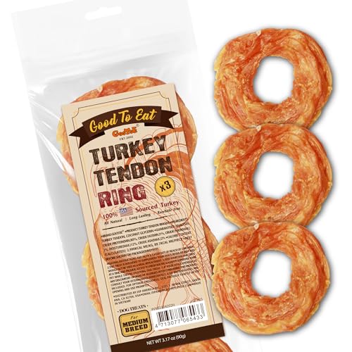 Turkey Tendons for Dogs (3.17 Ounce (Pack of 1))