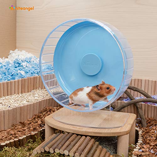 Super Silent Hamster Exercise Wheels (Medium / Light Blue)