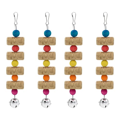 4Pcs Bird Chewing Toy (4Pcs-Cork Skewers Toy)