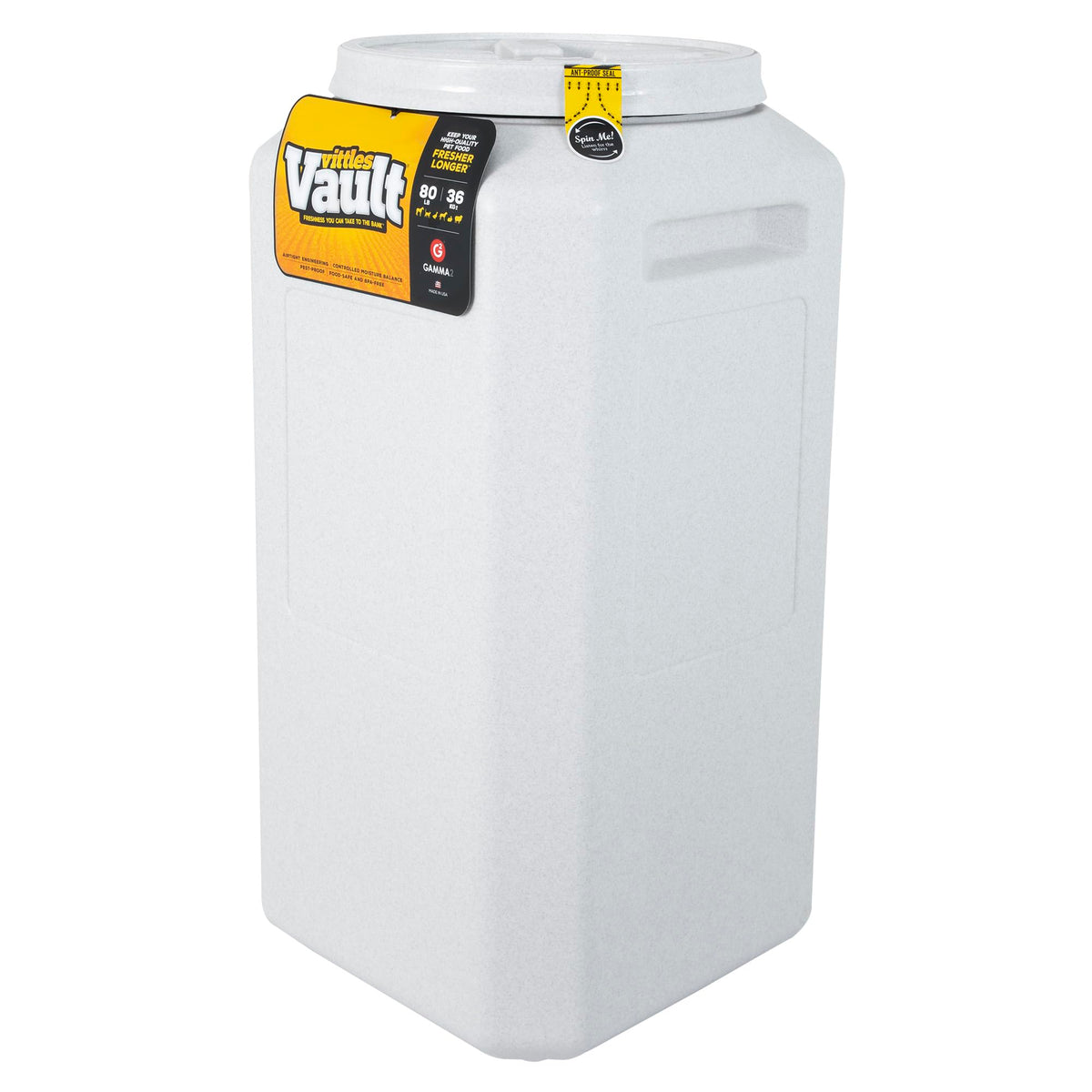 Vittles Vault Traditional Dog and Cat Food Container + Scoop (80 Pounds)