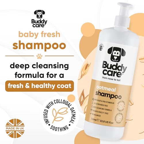 Oatmeal Dog Shampoo for Smelly Dogs (33.8oz)