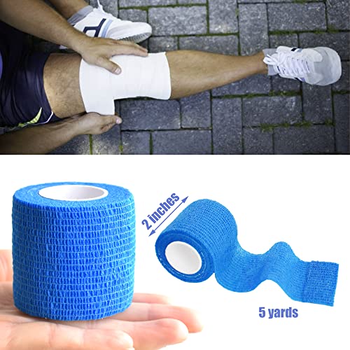 2 Inches Self Adhesive Bandage Wrap (2 Inch / Dark Blue)