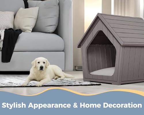 Outdoor Dog House (Grey / 23.43*22.64*22.8)