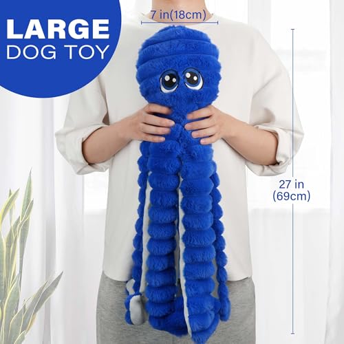 Squeaky Dog Toys for Large Dogs (Blue)