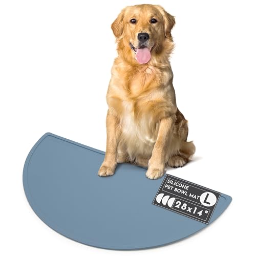 Silicone Dog Food Mat (Ocean Blue / Large)