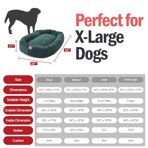 Micro Velvet Dog Bed (Marine)