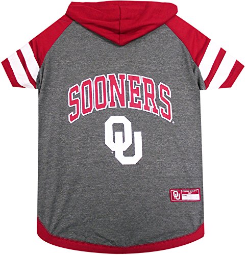 Oklahoma Hoodie Tee Shirt (Oklahoma Sooners / Large)