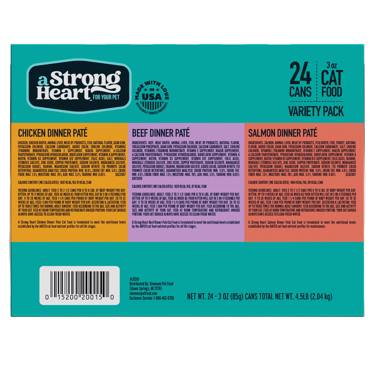 A Strong Heart Chicken (3 Ounce (Pack of 24))
