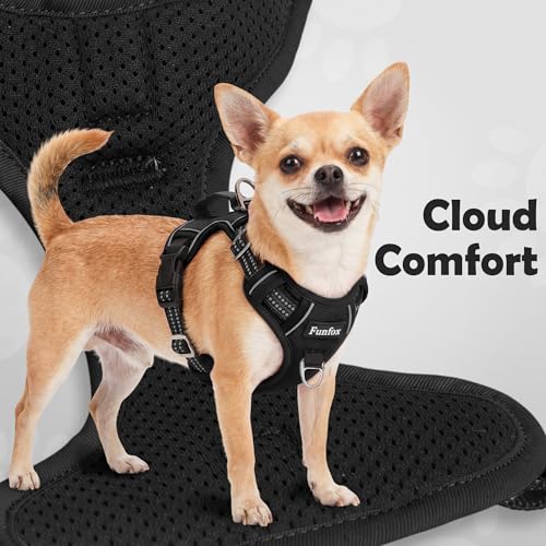 Dog Harness for Large Dog No Pull (Black / Large)