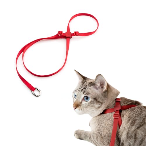 Cat Harness Escape (Vivid Red / M (17.7"))