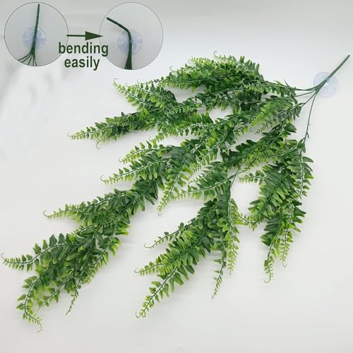 2pcs Reptile Plants for Bearded Draded Tank Accessories (Group B2)