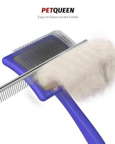 Slicker Brush for Dog (L / Blue)