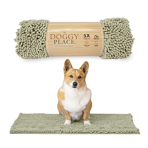 Dog Mud Mat 31" x 20" Oatmeal (31" x 20" / Oatmeal)
