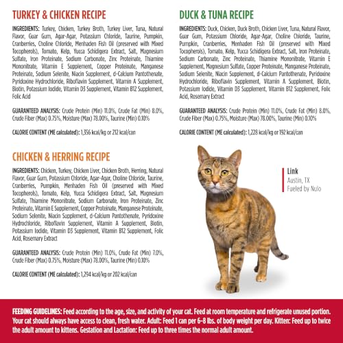 Variety Flavors Pate Wet Canned Cat Food (5.5 Ounce (Pack of 24))