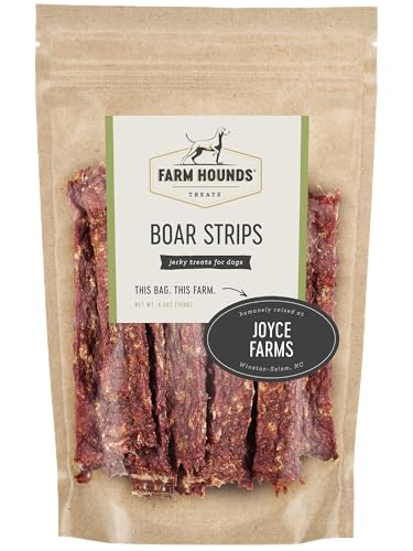 Boars Strips Premium Natural Boar Jerky for Dogs (4.5 Ounce (Pack of 1))