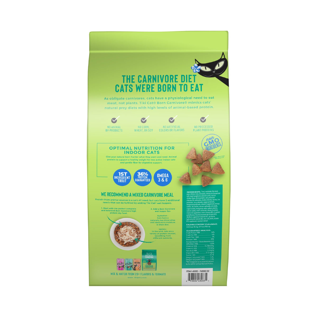 Tiki Cat Born Carnivore Dry Cat Food (6 Pound (Pack of 1))
