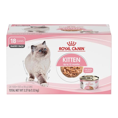 Feline Health Nutrition Kitten Thin Slices in Gravy Cat Food (3 Ounce (Pack of 18) / Thin Slices in Gravy)