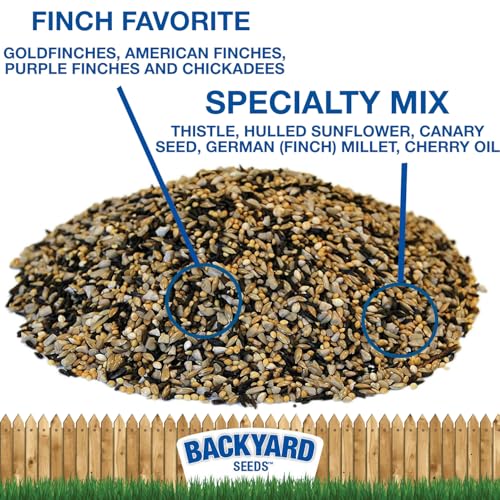 Backyard Seeds 5LB Finch & Small Songbird Frenzy (Finch Frenzy / 5 Pound (Pack of 1))