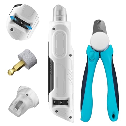 Pet Nail Grinder with Nail Clipper Kit