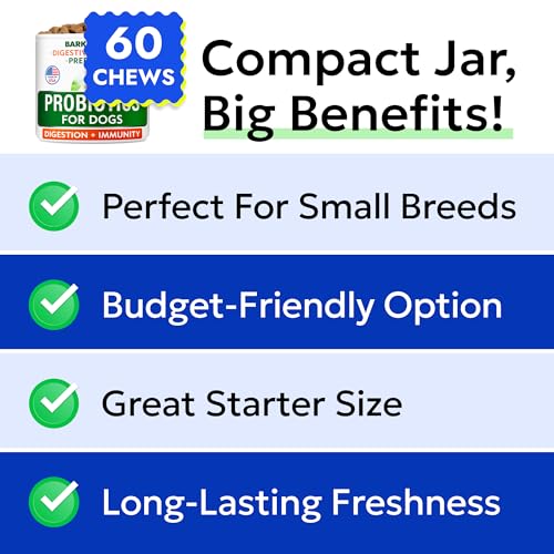 Probiotics for Dogs (Probiotic Chews / 60Ct Chicken)