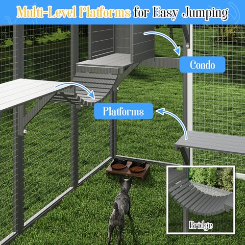 Catio Outdoor Cat Enclosure (69.7"L x 94.5"W x 70.9"H)
