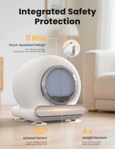Self Cleaning Litter Box (White)