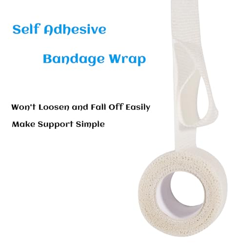 36 Rolls Elastic Self Adhesive Bandage Wrap 2 Inch (2 Inch-36 Count White)