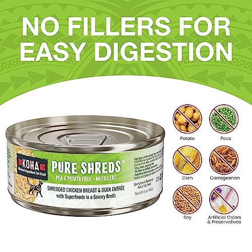 Pure Shreds Chicken and Duck Entrée for Cats (2.8 Ounce (Pack of 24))