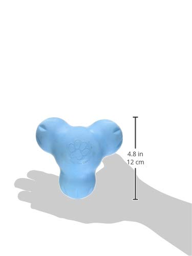 Zogoflex Tux Interactive Treat Dispensing Dog Chew Toy for Aggressive Chewers (Aqua Blue / Large)