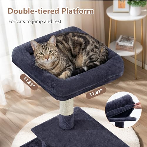 Cat Tree Tower 42'' with Condo (Dark gray / 42 inch)
