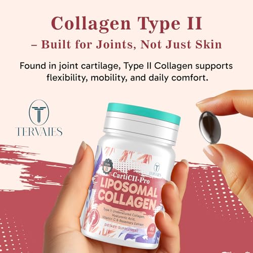 Liposomal Collagen with Undenatured Type 2 Collagen (60 Count (Pack of 1))
